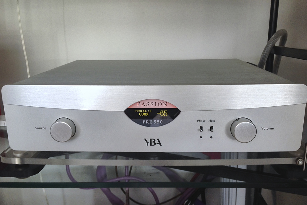  YBA Passion PRE550 MkII Preamplifier & Passion  A650 Power Amplifier